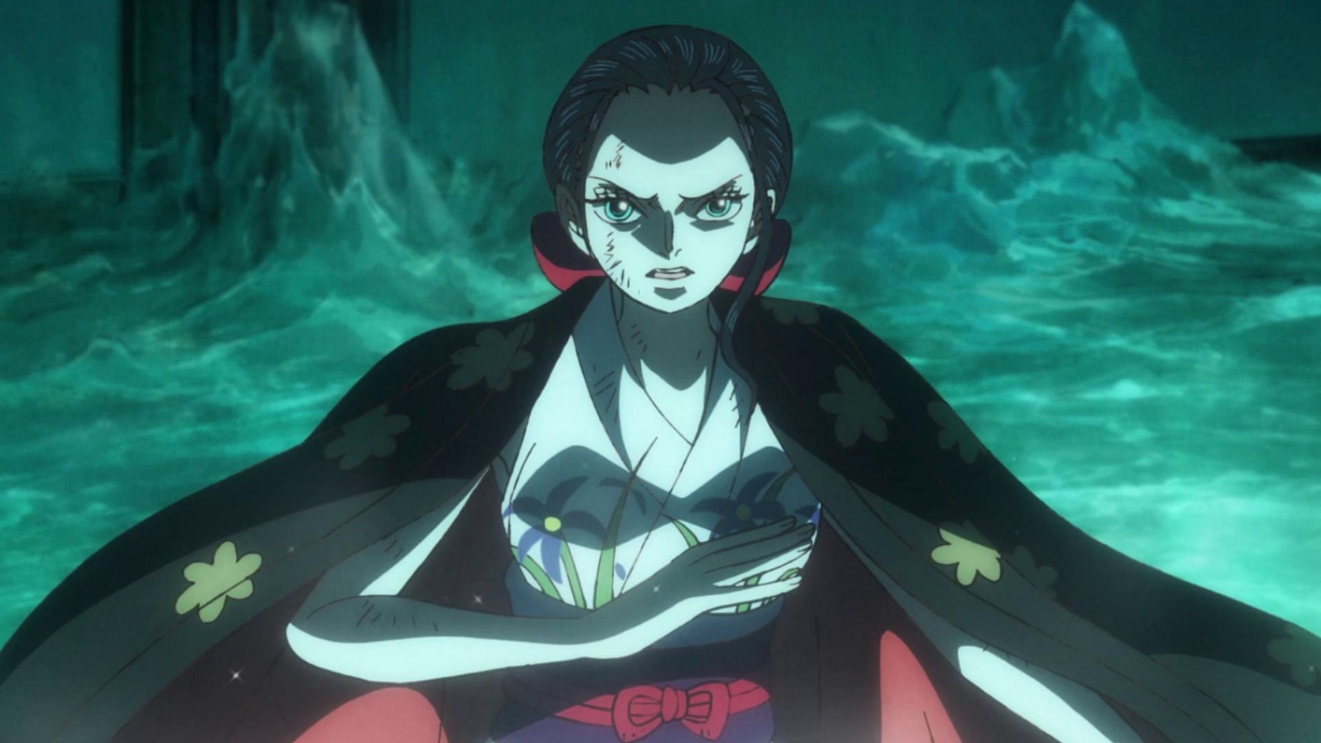 Nico Robin decides to fight in One Piece chapter 1148 despite the odds being against her (Image via Toei Animation)